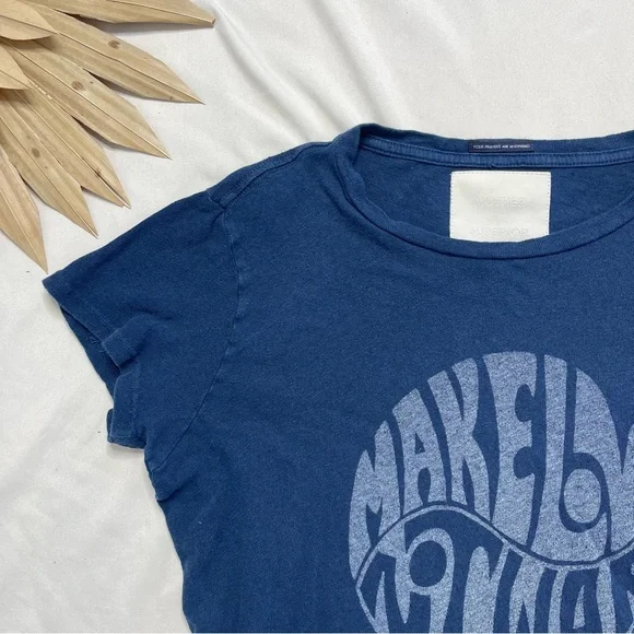 MOTHER Blue Short Sleeve Tee - Picture 2 of 5